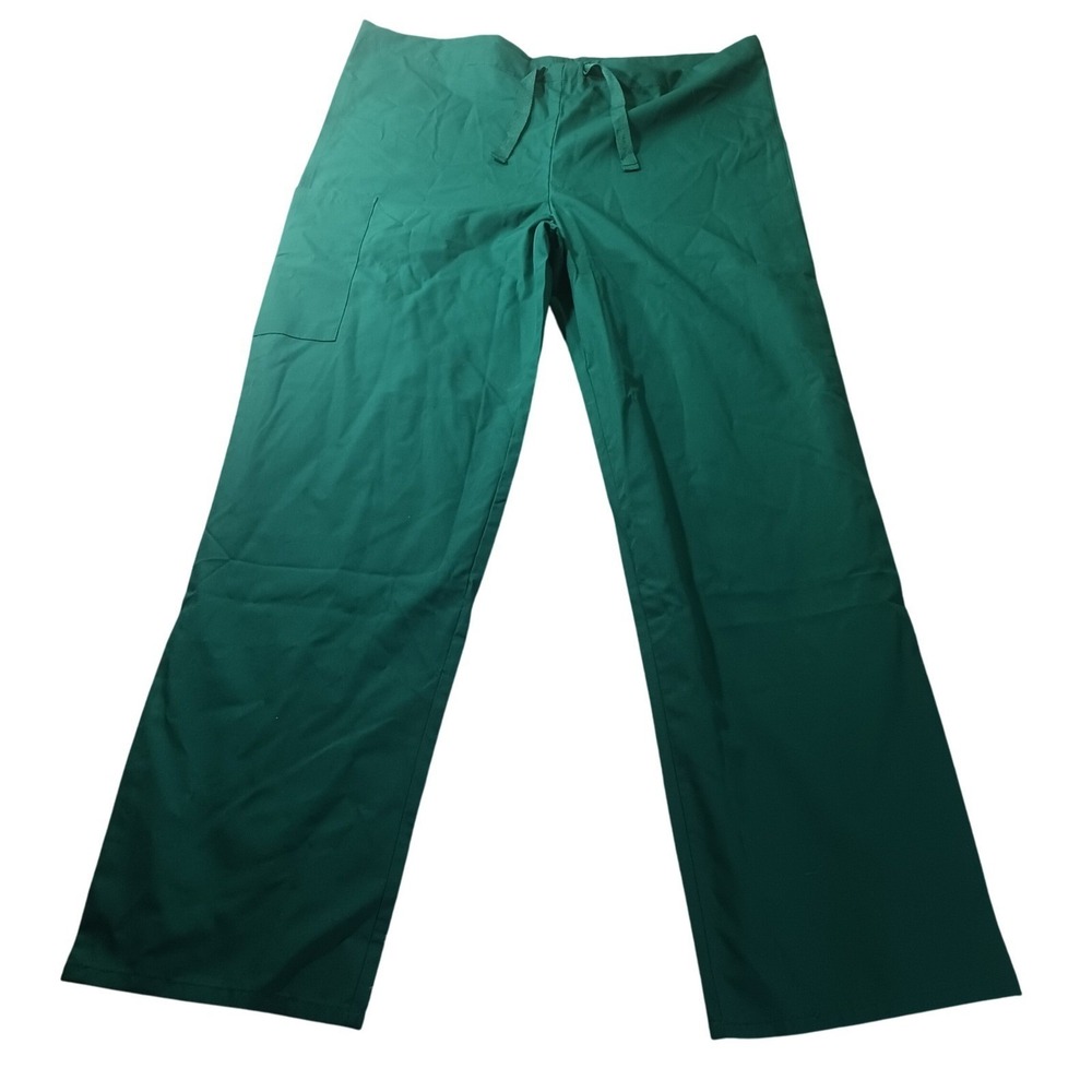 Sivvan Unisex‎ Scrub Pants S Hunter Green NWT Drawstring Straight Leg Medical